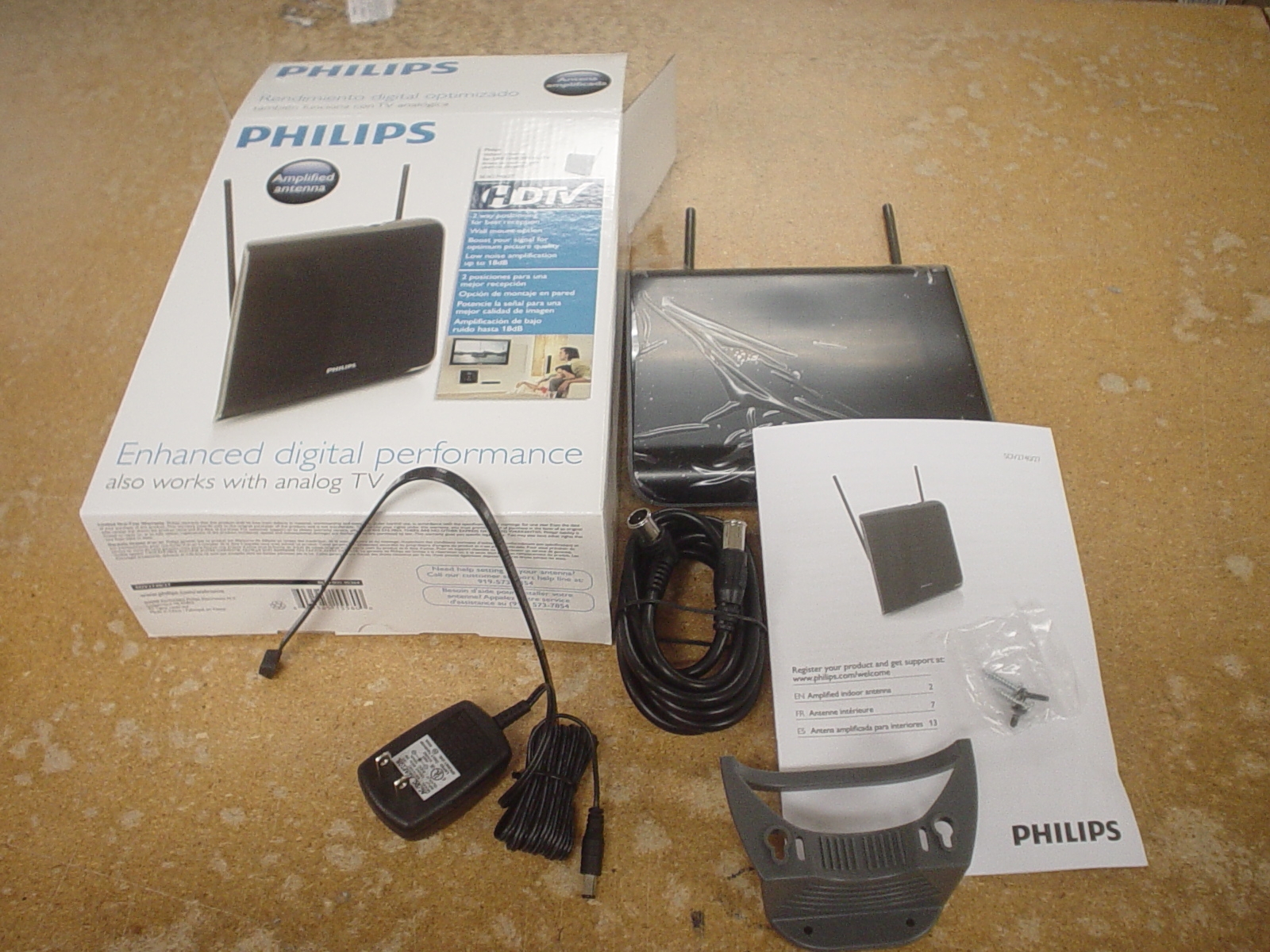 SDV2740/27 Philips TV antenna SDV2740 Digital Indoor HDTV/UHF/VHF/FM